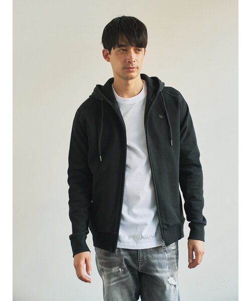 「1PIU1UGUALE3 RELAX 」 長袖Tシャツ 3 ブラック メンズ_画像8