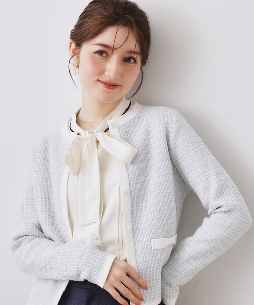 美品☆TOBECHIC☆カーディガン☆3☆卒業式☆入学式 Couture Brooch（クチュール ブローチ） カーディガン 入学式 卒業式