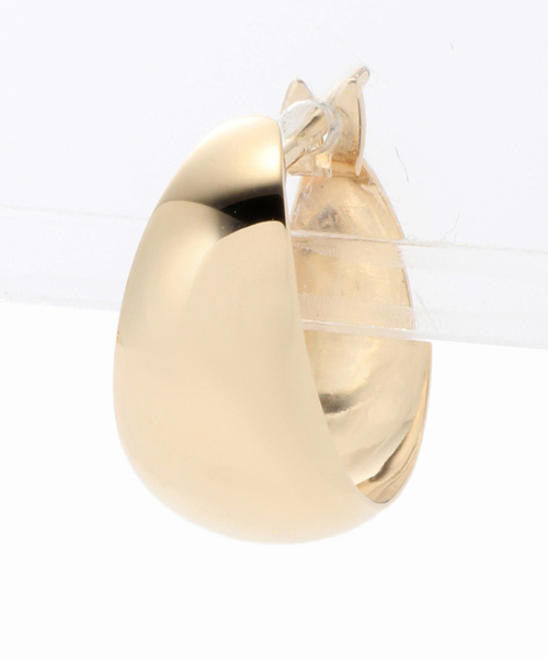 Lilas ピアス 三日月フープピアス K10（両耳） レディース : ZOZOTOWN