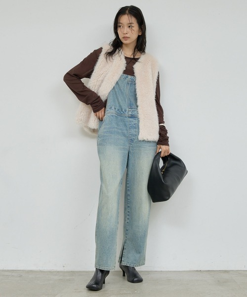 GALLARDAGALANTE（ガリャルダガランテ） オーバーオール 0 グレー