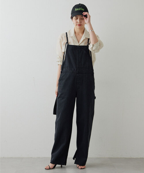 GALLARDAGALANTE グレー サロペット GALLARDAGALANTE（ガリャルダガランテ） オーバーオール 0 グレー