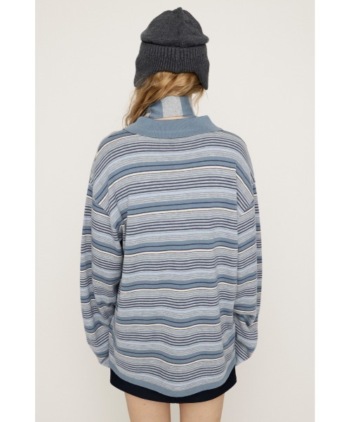 SLY（スライ） ニット セーター HG KNIT ASYMMETRY TOPS ハイゲージ