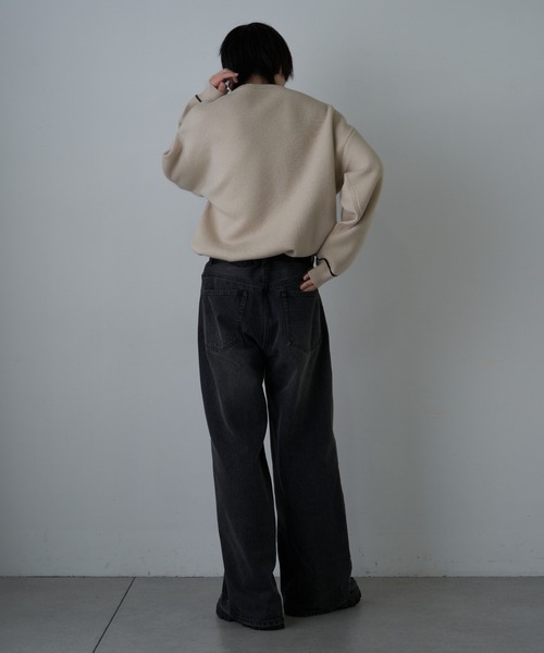 「COLONY 2139」 長袖ニット MEDIUM ブラック メンズ_画像8