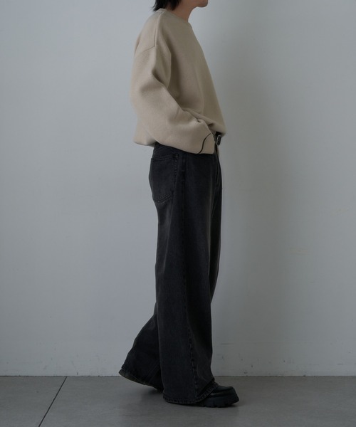 「COLONY 2139」 長袖ニット MEDIUM ブラック メンズ_画像9