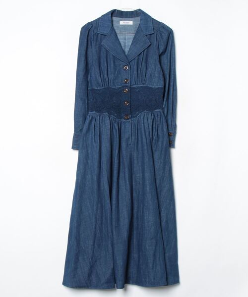 Her lip to シャツワンピース S ネイビー レディース : ZOZOTOWN Yahoo