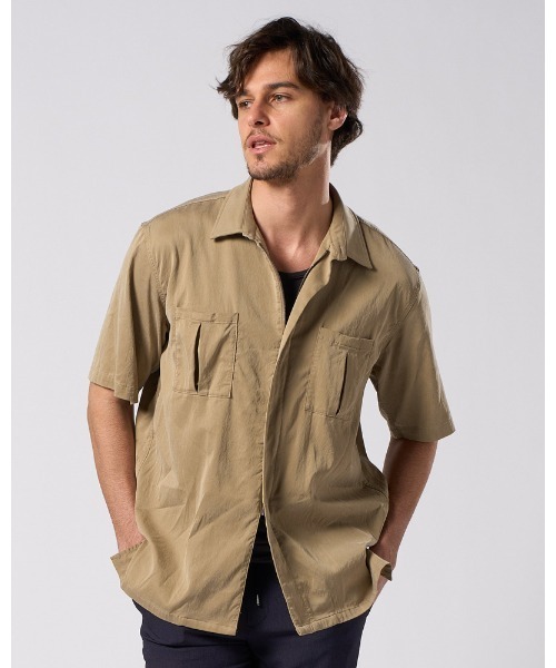 wjk シャツ front-zip shirt H/S メンズ : ZOZOTOWN Yahoo!店 - 通販