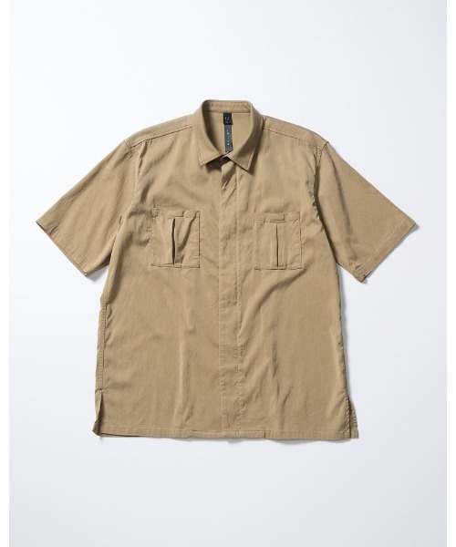wjk シャツ front-zip shirt H/S メンズ : ZOZOTOWN Yahoo!店 - 通販