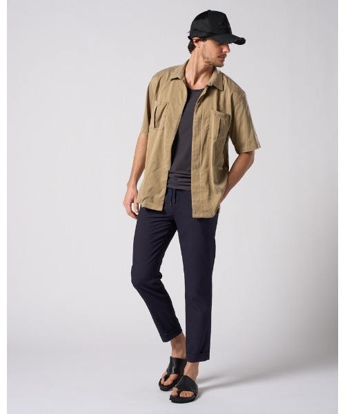 wjk シャツ front-zip shirt H/S メンズ : ZOZOTOWN Yahoo!店 - 通販