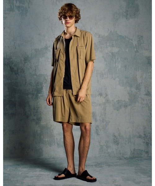 wjk シャツ front-zip shirt H/S メンズ : ZOZOTOWN Yahoo!店 - 通販