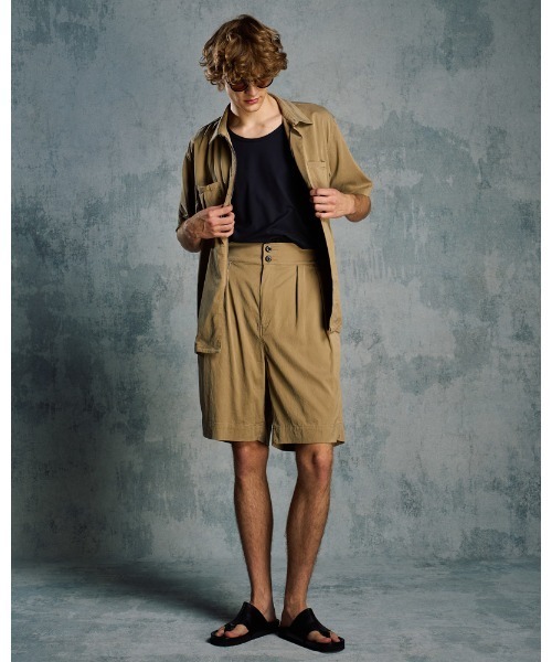 wjk シャツ front-zip shirt H/S メンズ : ZOZOTOWN Yahoo!店 - 通販
