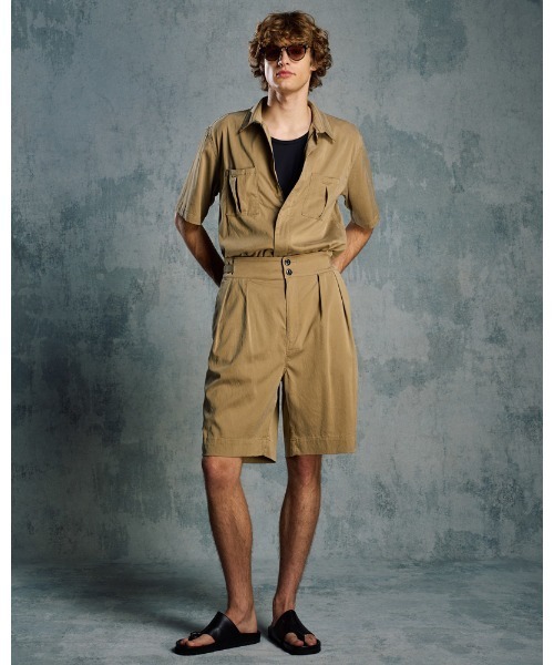 wjk シャツ front-zip shirt H/S メンズ : ZOZOTOWN Yahoo!店 - 通販