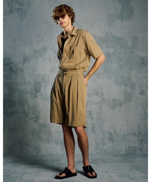 wjk シャツ front-zip shirt H/S メンズ : ZOZOTOWN Yahoo!店 - 通販