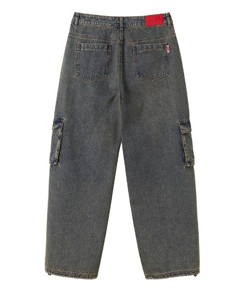 「SCULPTOR」 カーゴパンツ MEDIUM ブラック レディース_画像2