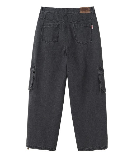 「SCULPTOR」 カーゴパンツ MEDIUM ブラック レディース_画像8