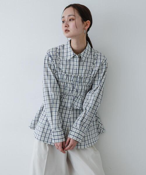 SENSE OF PLACE by URBAN RESEARCH ブラウス シャツ シャーリング