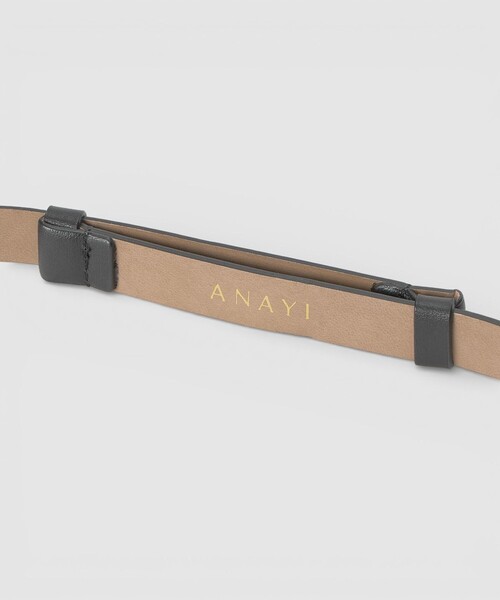 ANAYI（アナイ） ベルト トライアングルバックルベルト レディース