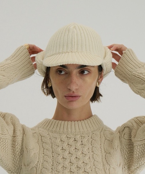 CLANE（クラネ） キャップ 帽子 KIJIMA TAKAYUKI ×CLANE WOOL KNIT EAR