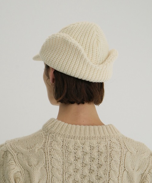 KIJIMA TAKAYUKI ×CLANE WOOL KNIT EAR CAP CLANE（クラネ） キャップ 帽子 KIJIMA TAKAYUKI ×CLANE WOOL KNIT EAR