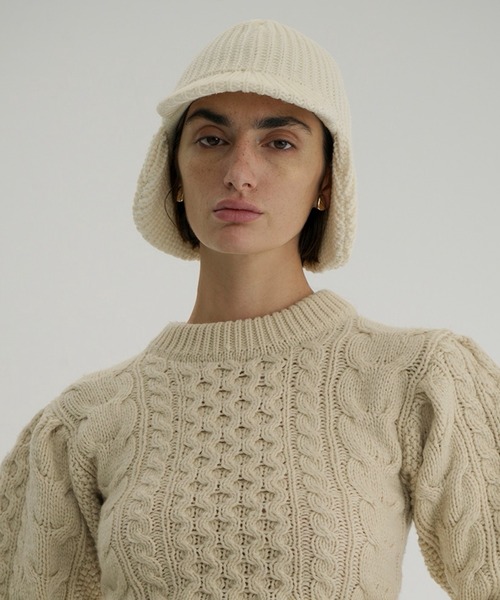 KIJIMA TAKAYUKI ×CLANE WOOL KNIT EAR CAP CLANE（クラネ） キャップ 帽子 KIJIMA TAKAYUKI ×CLANE WOOL KNIT EAR