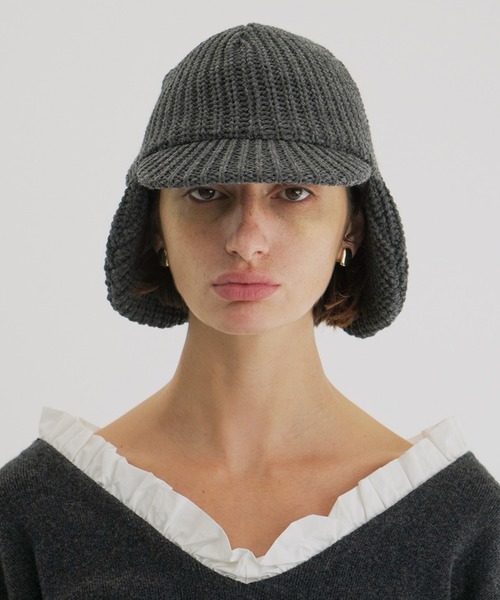 KIJIMA TAKAYUKI ×CLANE WOOL KNIT EAR CAP CLANE（クラネ） キャップ 帽子 KIJIMA TAKAYUKI ×CLANE WOOL KNIT EAR