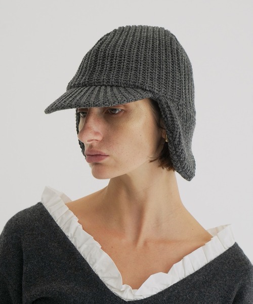 KIJIMA TAKAYUKI ×CLANE WOOL KNIT EAR CAP CLANE（クラネ） キャップ 帽子 KIJIMA TAKAYUKI ×CLANE WOOL KNIT EAR