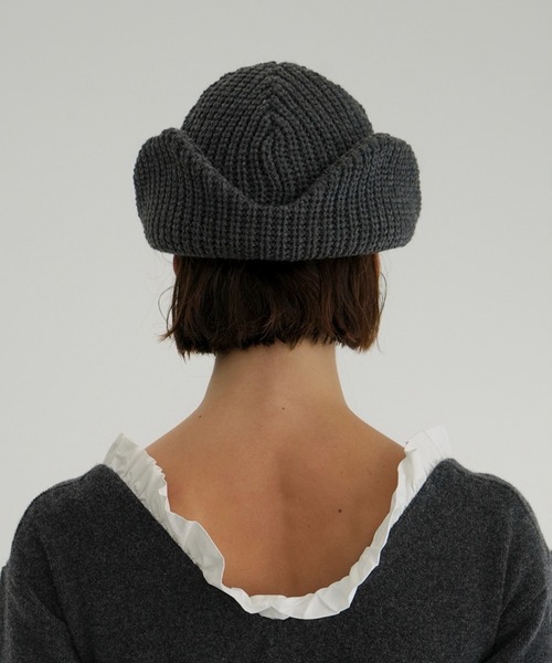 clane ニット帽　ブラック セール】MUFFLER SET KNIT CAP（マフラー）｜CLANE（クラネ）の