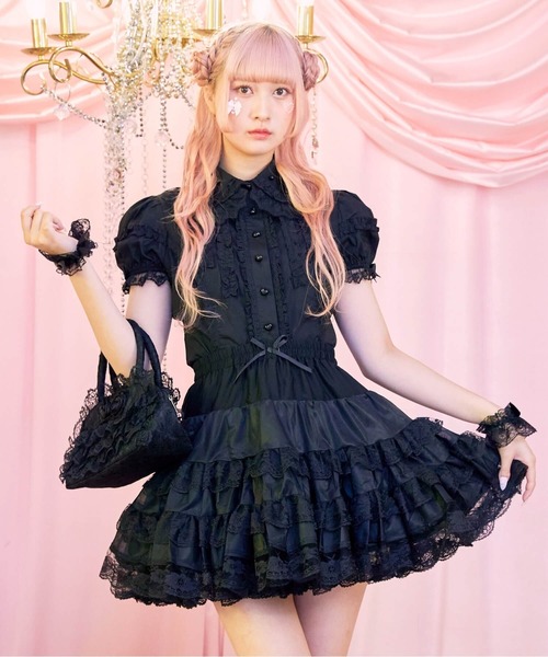 BODYLINE スカート ミニ丈ボリューミーレースパニエ : ZOZOTOWN Yahoo