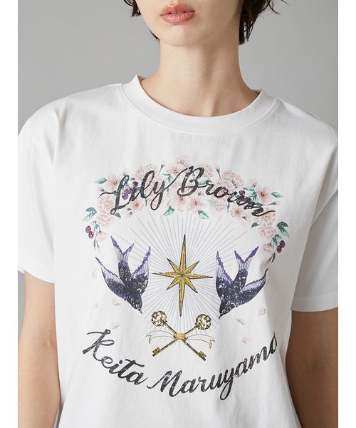 LILY BROWN（リリーブラウン） tシャツ 「LILY BROWN×KEITA MARUYAMA