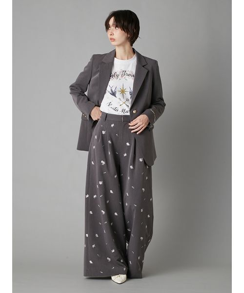LILY BROWN KEITA MARUYAMA Tシャツ グレー LILY BROWN（リリーブラウン）の「【LILY BROWN×KEITA MARUYAMA