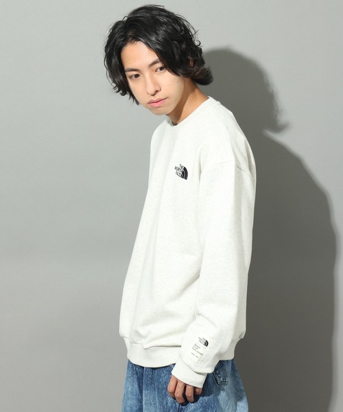 「THE NORTH FACE」 スウェットカットソー S ライトカーキ メンズ_画像4