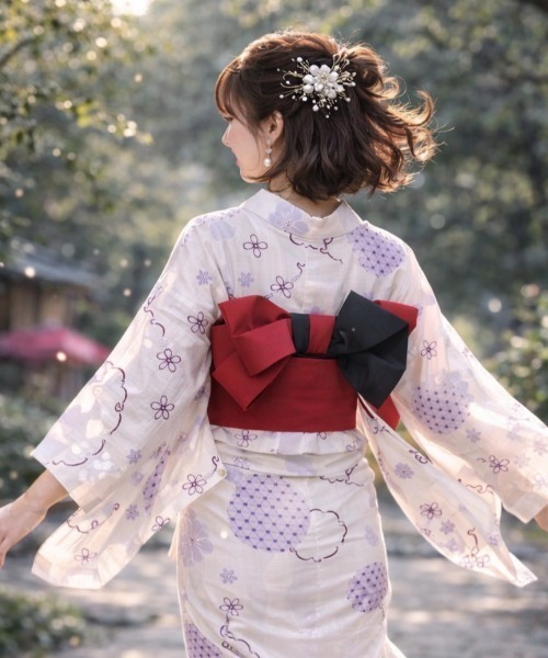 浴衣 「浴衣と帯2点SET」可愛い/おしゃれ レディース