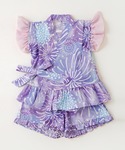 浴衣 フリル甚平 キッズ 子供 女の子の詳細画像3