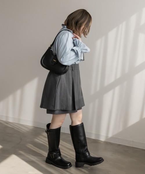 「CLETTE」 長袖ブラウス 4L ピンク レディース_画像9