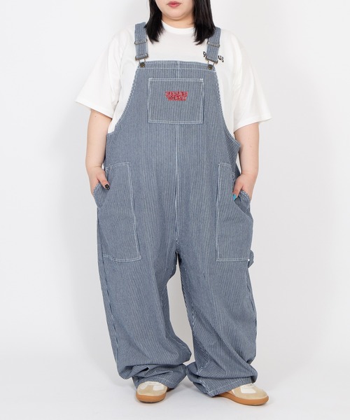 希少　シュプリーム オーバーオール デニム Lサイズ Classic Logo PUNYUS（プニュズ） サロペット オーバーオール ロゴ刺繍デニム