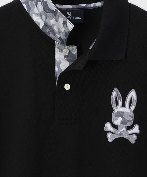 Psycho Bunny（サイコバニー） uvカット ポロシャツ COOLMAX カモフラ