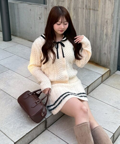 「continuer de NICE CLAUP」 セットアップ FREE アイボリー レディース_画像7