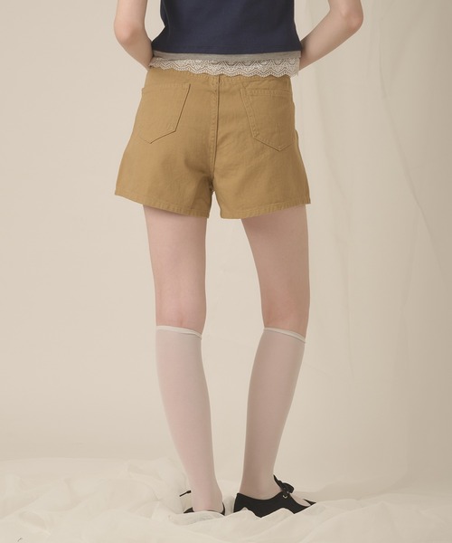 hazyl パンツ hazy patch short pants / ヘイジーパッチショートパンツ