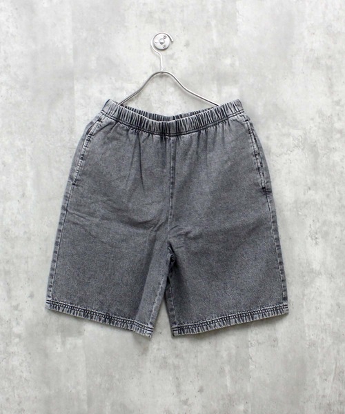 SHISKY（シスキー） ハーフパンツ パンツ ケミカルウォッシュ デニム