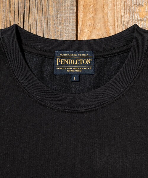「PENDLETON」 半袖Tシャツ LARGE ブラック メンズ_画像4