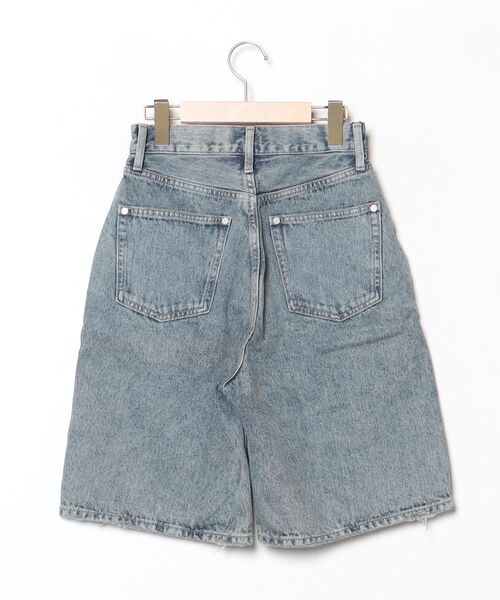 「EMODA」 デニムハーフパンツ SMALL ブルー レディース_画像2