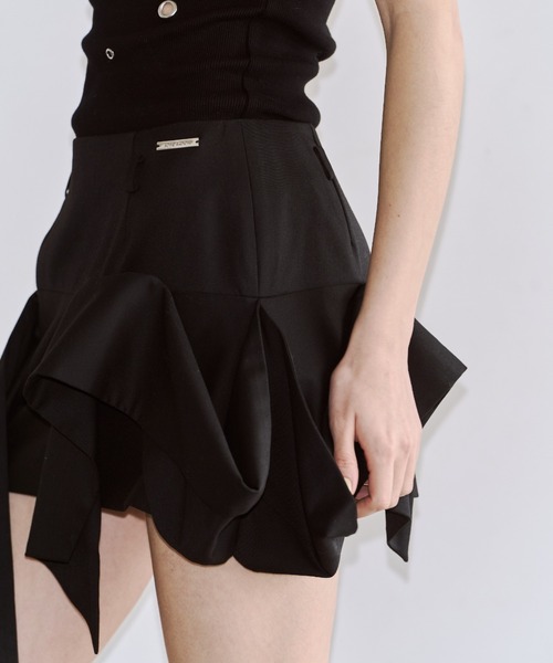 スカート IRREGULAR HEM SKIRT/イレギュラーヘムスカートの画像