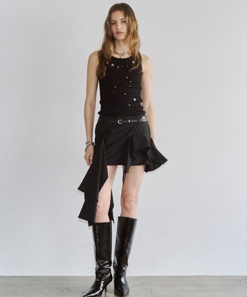 スカート IRREGULAR HEM SKIRT/イレギュラーヘムスカートの画像