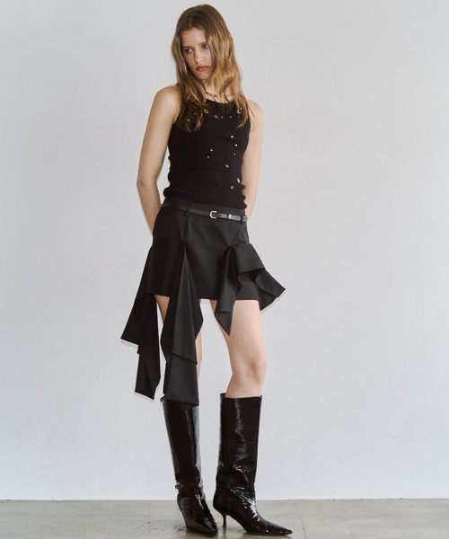 スカート IRREGULAR HEM SKIRT/イレギュラーヘムスカートの画像
