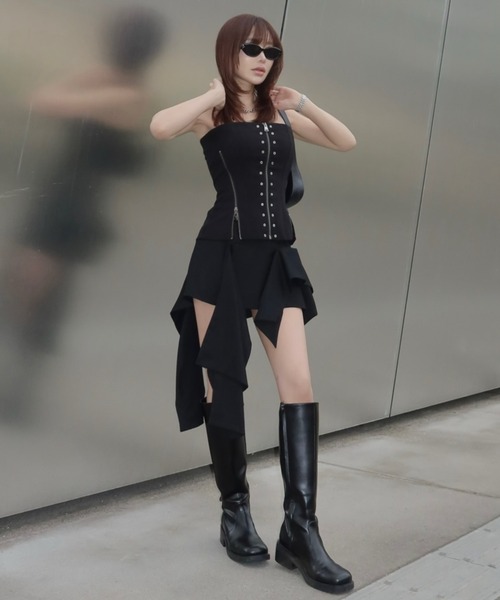 スカート IRREGULAR HEM SKIRT/イレギュラーヘムスカートの画像