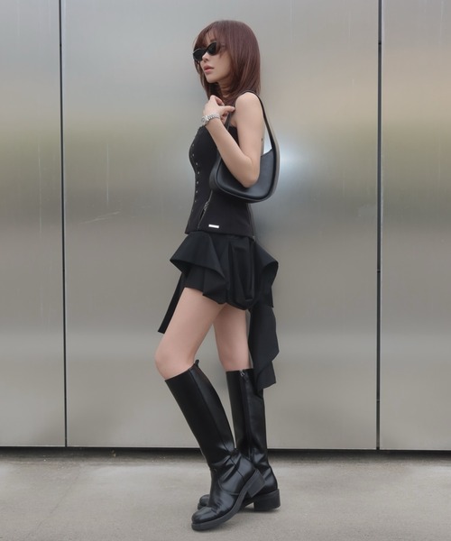 スカート IRREGULAR HEM SKIRT/イレギュラーヘムスカートの画像
