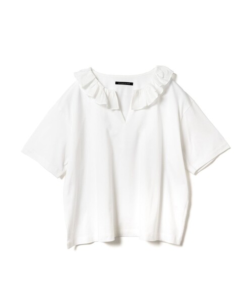mizuiroind（ミズイロインド） tシャツ 半袖 フリルカラースキッパーT