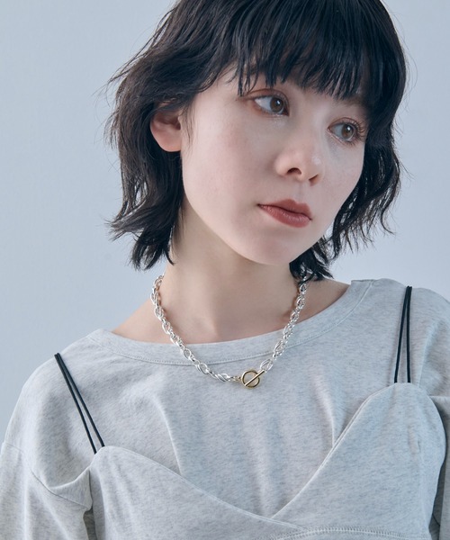 GOLDY（ゴールディ） ネックレス オーバーラップ チェーン マンテル