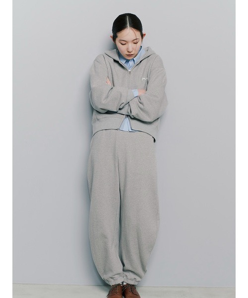 「MIESROHE」 スウェットパンツ 00 グレー レディース_画像3