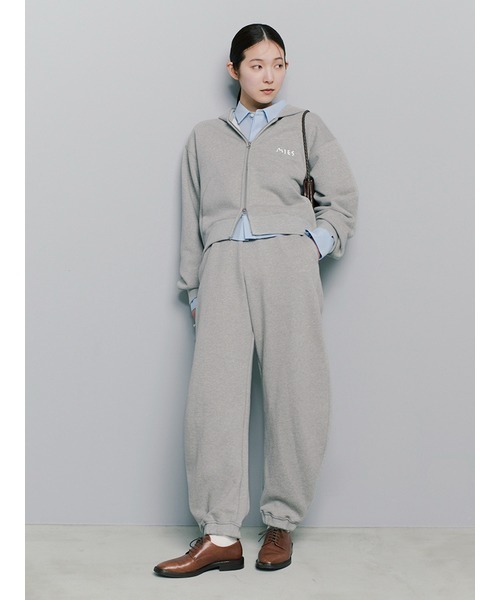 「MIESROHE」 スウェットパンツ 00 グレー レディース_画像9