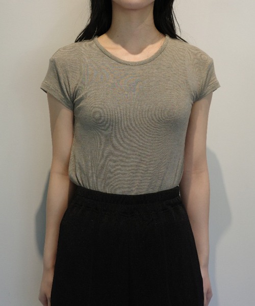 【新品未使用】CLANE SOFT SHEER COMPACT TOPS CLANE（クラネ） tシャツ CLANE SOFT SHEER COMPACT TOPS レディース